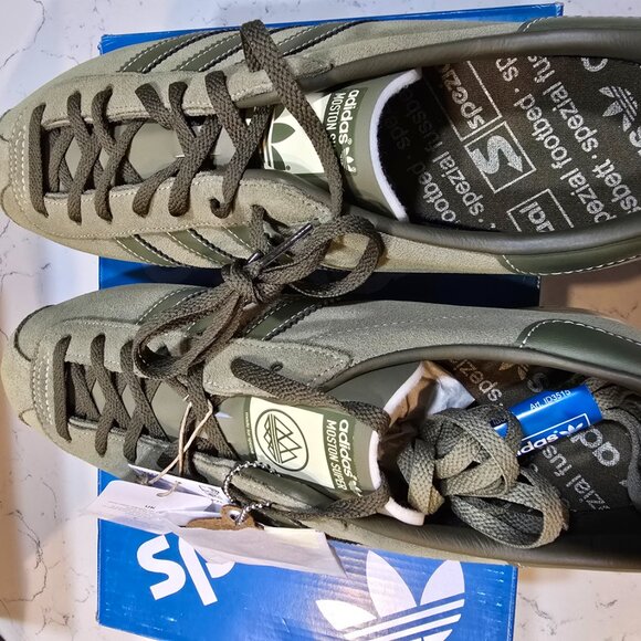 Adidas Moston Super SPZL Shoes In Cargo/Olive/Trace Olive (ID3515) -Men's US 13 - Picture 8 of 10
